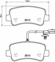 К-т торм. колодок Re OP Movano, RE Master II, NI Brembo P68063