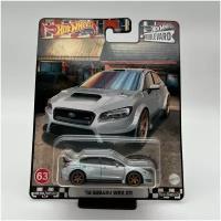 Детская Машинка 1:64 Hot Wheels Premium Эксклюзивная Редкая модель 16 SUBARU WRX STI из серии BOULEVARD 2022 Подарок На Новый Год