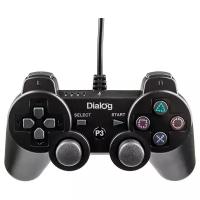 Геймпад Dialog GP-A17 вибрация, 12 кнопок, чёрный - usb, PS3