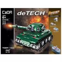 Р/У конструктор CaDA Technic танк Tiger 1 (313 деталей)