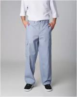 Брюки карго UM Clothes, повседневные, прямой силуэт, карманы, размер XL, серый
