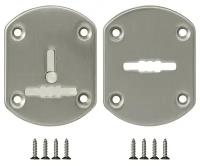 Fuaro Декоративная накладка ESC021-SN-3 (МАТ никель) на сув. замок со шторкой (2 шт)