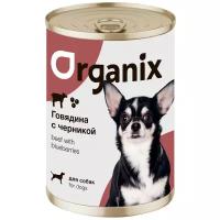 Organix консервы Консервы для собак Заливное из говядины с черникой 22ел16, 0,750 кг