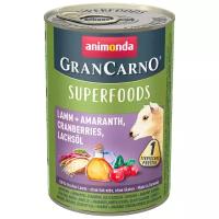 Влажный корм для собак Animonda с ягненком, амарантом, клюквой и лососевым маслом 400 г