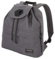 Рюкзак WENGER 13', cерый, ткань Grey Heather/ полиэстер 600D PU, 33х13х39 см, 16 л