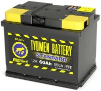 Аккумулятор для спецтехники TYUMEN BATTERY STANDARD 6CT-60L 550А о.п., 242х175х190