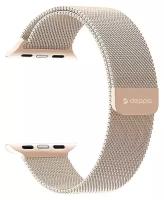 Deppa Ремешок Deppa Band Mesh для Apple Watch 42/44 mm, нержавеющая сталь, розовое золото