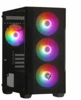 Корпус MSI MAG FORGE M100A Mini-Tower, MATX, 1xUSB 3.0, 2xUSB 2.0, 4x120mm Auto RGB Fan, Acrylic Window, Brown Box