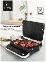 Гриль электрический со съемными пластинами LEX LXGR 5005