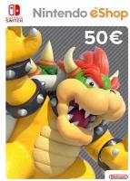 Пополнение счета Nintendo eShop на 50 EUR (€) / Код активации Евро / Подарочная карта Нинтендо Ешоп / Gift Card (Еврозона)
