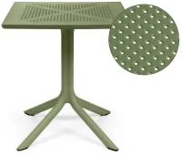 Обеденный пластиковый стол Nardi Clip 70, агава