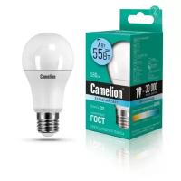 Светодиодная лампочка Camelion LED E27 A60 7W 4500K