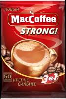 MacCoffee (МакКофе Стронг) Strong кофейный напиток 3 в 1, 50 шт