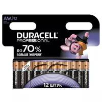 Батарея Duracell AAА LR03-12BL Professional 12шт