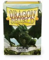Протекторы для карт стандартного размера Dragon Shield - Зеленые (100шт. в упаковке)