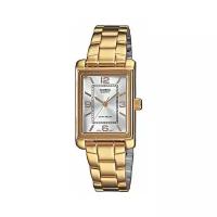 Наручные часы CASIO Collection LTP-1234PG-7A, серебряный, золотой