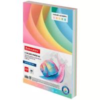 Бумага цветная для принтера офисная Brauberg, А4, 80 г/м2, 250 листов, (5 цветов х 50 листов), пастель, для офисной техники, 112463