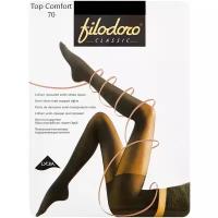 Колготки классические Filodoro classic Top Comfort 70, размер IV, nero (чёрный)