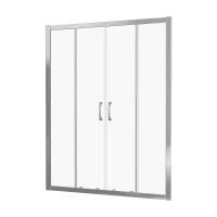 Раздвижные двери GoodDoor Latte WTW-TD-150 белый прозрачный