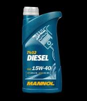 Масло моторное Mannol 7402 Diesel 15W-40 1L, 1205