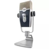 AKG Lyra (C44-USB), комплектация: микрофон, разъем: mini jack 3.5 mm, серый/черный, 1 шт
