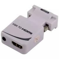 Переходник/адаптер KS-is VGA (m)/jack 3.5 (f)/microUSB b (f) - HDMI (f)