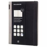 Блокнот Moleskine Professional Soft XL 190x250, 86 листов 406954PROPFNT4SBK