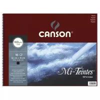 Альбом для пастели Canson Mi-Teintes черный 41 х 32 см, 160 г/м², 16 л