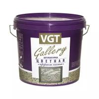 Декоративное покрытие VGT Цветная с эффектом камня среднезернистая, 6 кг