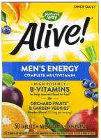 Таблетки Nature's Way Alive! Men's Energy Complete Multivitamin, 140 г, 50 шт