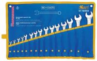 Ключ комбинированный набор 15шт: 6-17,19,22,24мм (сумка)