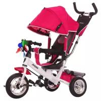 Трехколесный велосипед Moby Kids Comfort 10x8 EVA, красный/белый