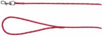 Поводок троссовый для щенков Junior, 4 м/ф 4 мм, красный, Trixie (товары для животных, 19930)