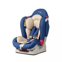 Автокресло группа 0/1/2 (до 25 кг) Liko Baby LB-510, джинсовый/лен