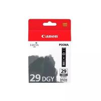 Картридж Canon PGI-29DGY (4870B001), 670 стр, темно-серый