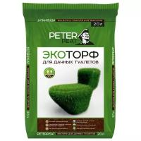 PETER PEAT Экоторф PETER PEAT для дачных туалетов 20 л