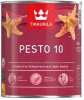 Tikkurila Euro Pesto 10 / Тиккурила Песто 10 эмаль алкидная для внутренних работ матовая база А 0,9л