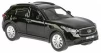Автомобиль металлический инерционный INFINITI QX70 12 см двери и багажник открываются Цвет Чёрный технопарк QX70-BK