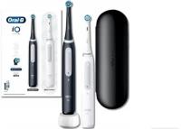 Электрическая зубная щетка Oral B iO Series 4 Duo Matt Black и Quite White, набор из 2 штук