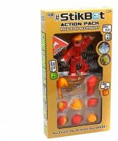 Фигурка Stikbot Action pack с аксессуарами / Стикботы / Человечек для анимационной студии с прическами/ Цвета в ассортименте