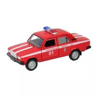 Легковой автомобиль Welly Lada 2107 Пожарная охрана (43644FS) 1:34, 16 см