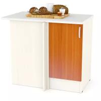 Кухонный стол МД-ШНУ1000 Стол нижний угловой 100 см, цвет дуб/вишня, ШхГхВ 100х60х85 см, универсальная сборка