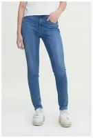 Джинсы levi's 721 HIGH RISE SKINNY синий с потертостями