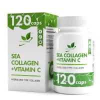 Капсулы NaturalSupp Sea collagen + Vitamin C, 120 шт