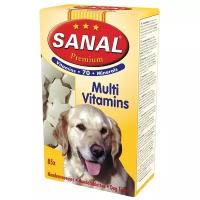 Добавка в корм SANAL Premium Multi Vitamins с пшеничными зародышами для собак и щенков