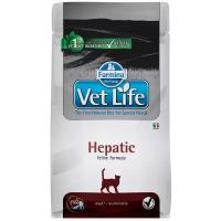 Лечебный сухой корм Farmina для кошек при печеночной недостаточности vet life feline hepatic 400г