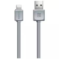 Кабель Remax Fast Data Lightning Series USB - Apple Lightning (RC-008i), 1 м, серый