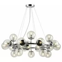 Люстра Arte Lamp Bolla A1664SP-25CC, E14, 1500 Вт, кол-во ламп: 25 шт., цвет арматуры: хром, цвет плафона: бесцветный