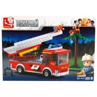 Конструктор SLUBAN Пожарные спасатели M38-B0625