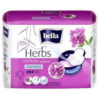 Bella прокладки Herbs verbena comfort softiplait, 4 капли